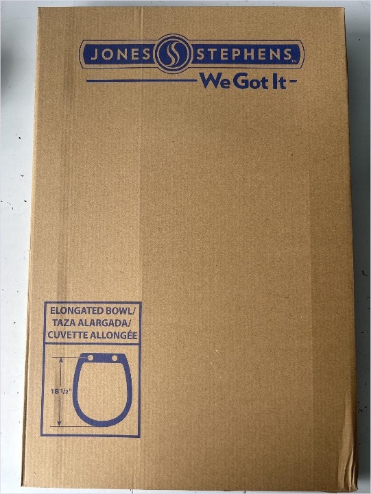 Commercial Heavy Duty Toilet Seat, White, Check Hinge, Elongated, no Cover