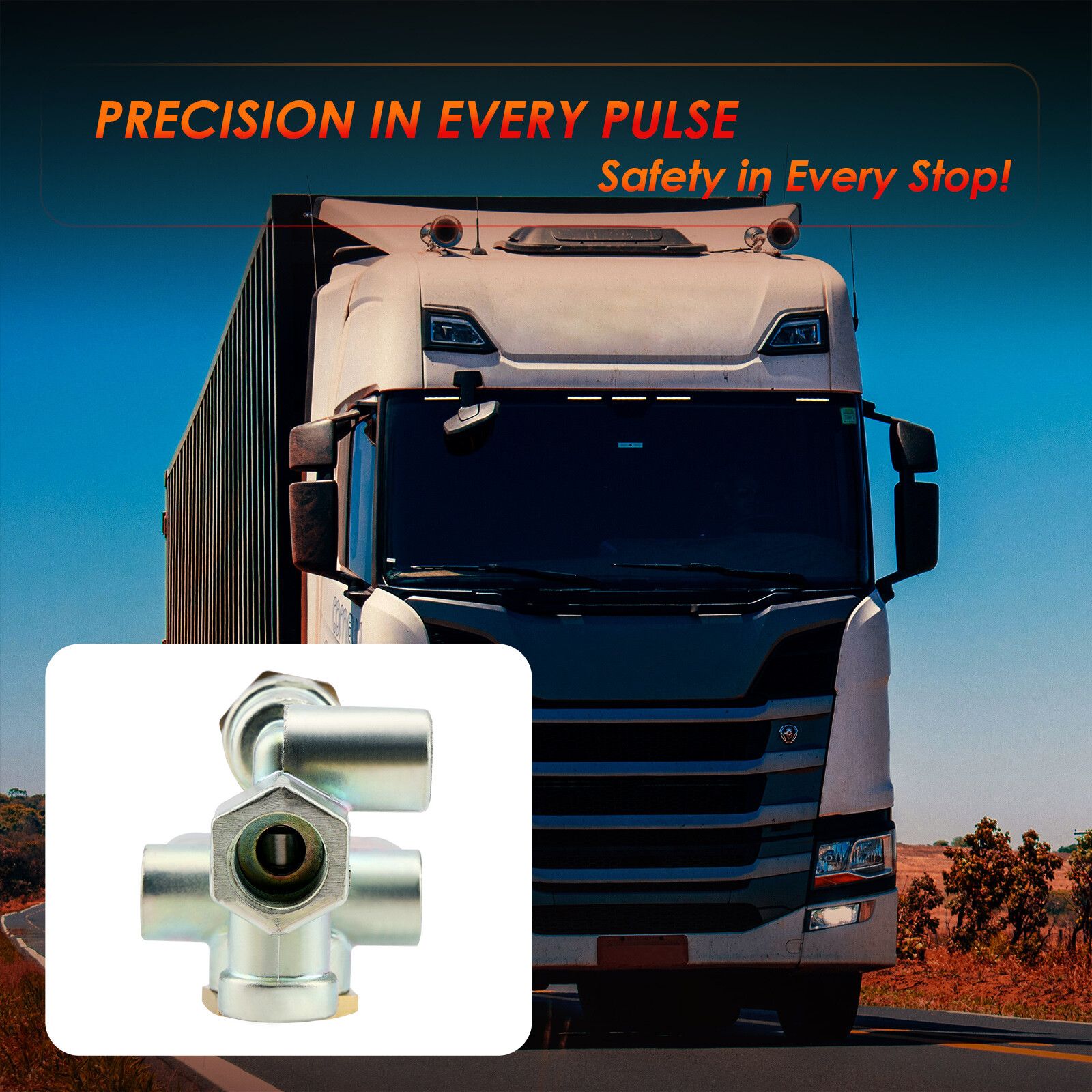 Trailer Spring Parking Brake Control Valve Replaces Sealco 110500 110500X 065438