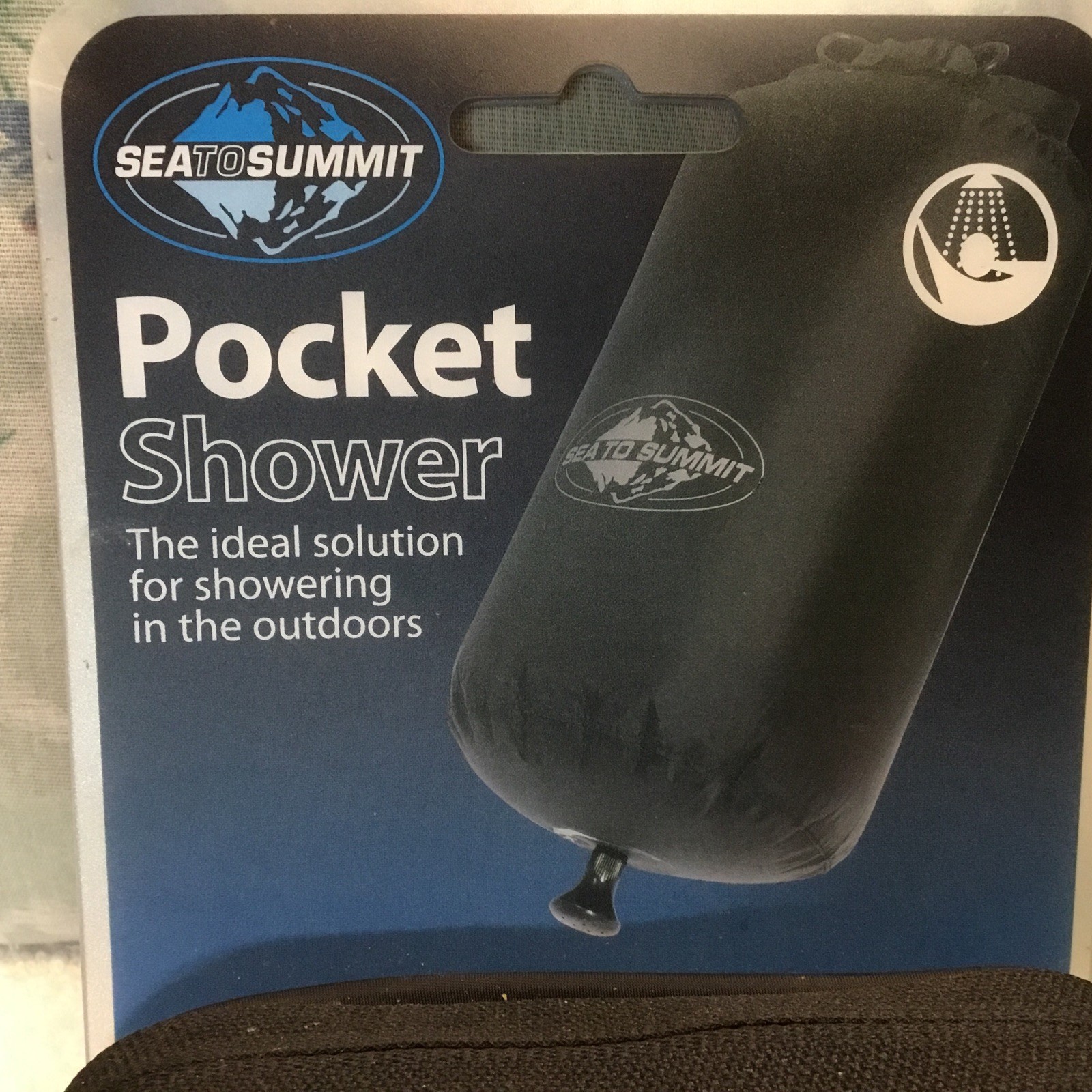 Sea to Summit Pocket Shower 10 Liter Brand New Outdoor Shower Anchoring Cord