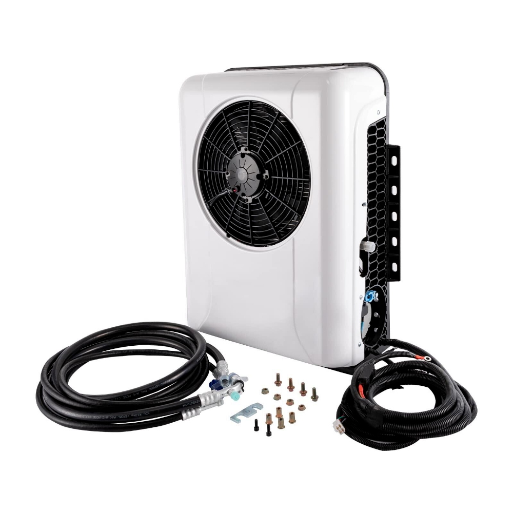 12000 BTU 12V Truck Cab Air Conditioner Split AC Fits Semi Trucks Bus RV Caravan