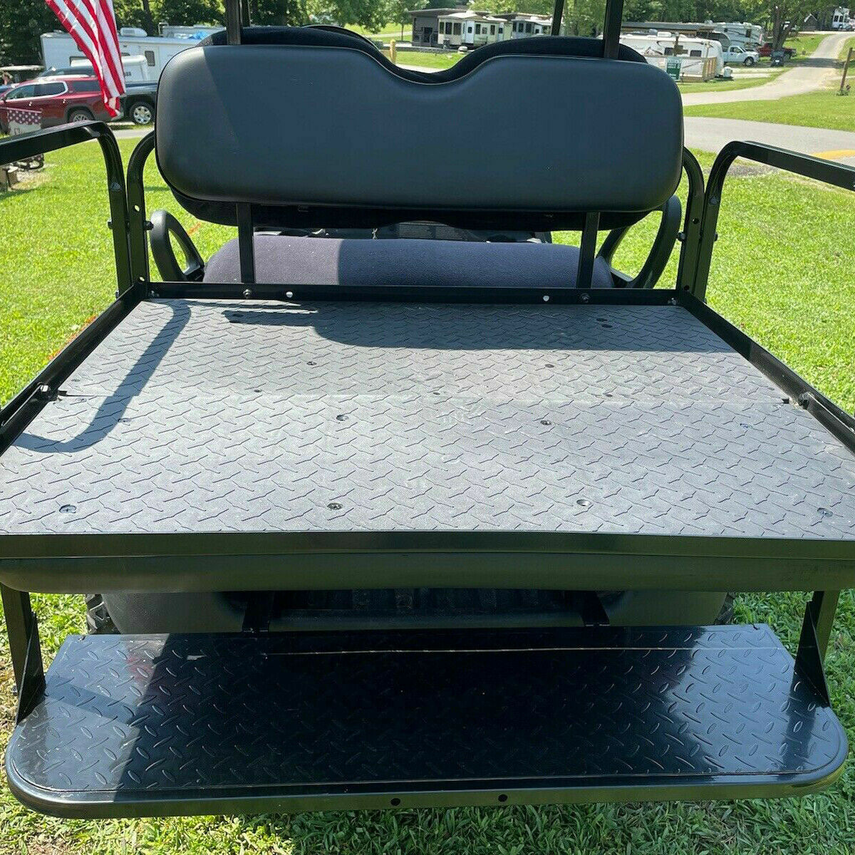 Flip Flop Rear Seat Cushion Kit Folding For 2004-up Club Car Precedent Golf Cart