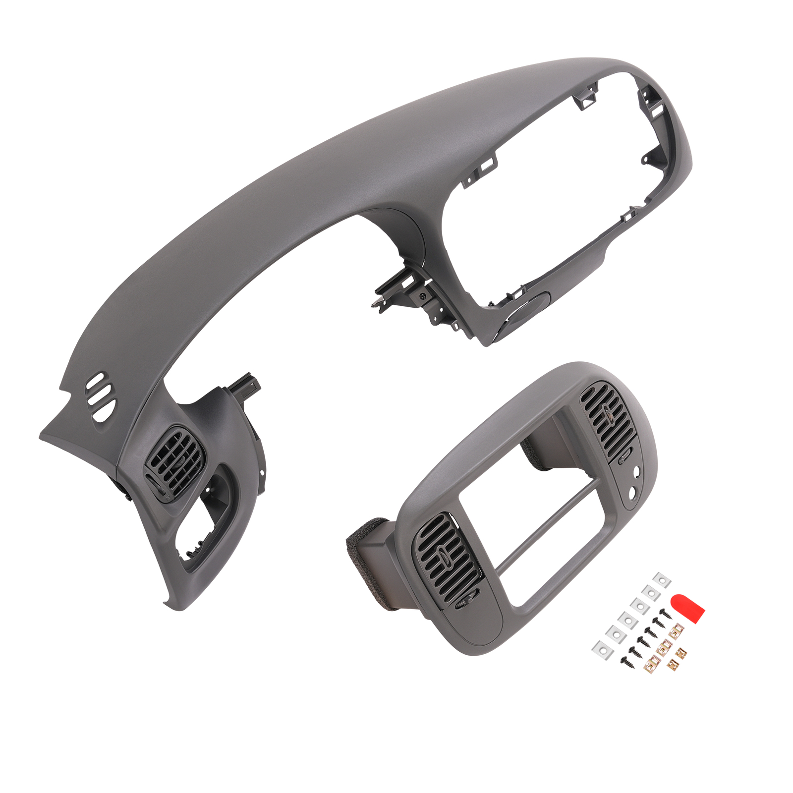 Gray DashBoard & Radio Panel For Ford F150 Expedition 1997-2003 Dash Bezel Pad