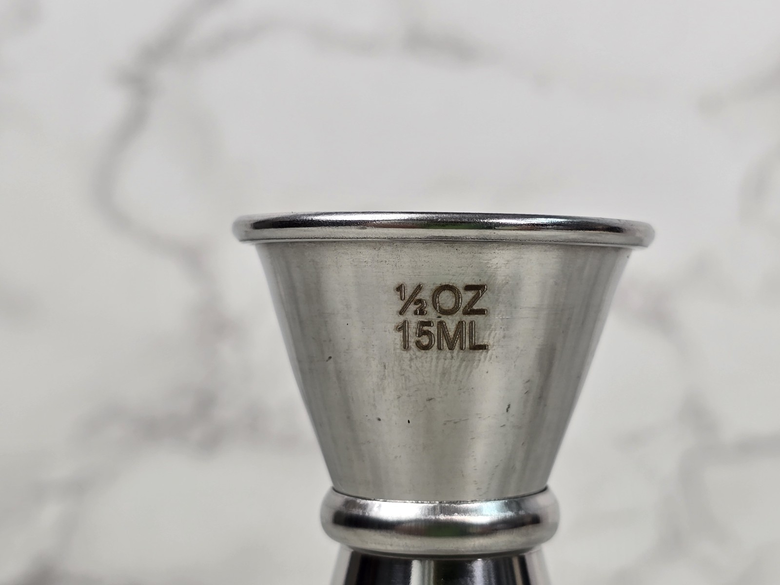 Mixology Craft Stainless Measuring JIGGER 1/2 X 1 oz Japanese Cocktail Bar Shot