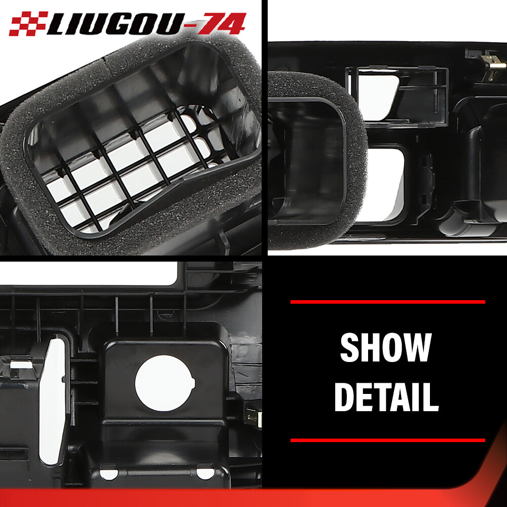 Center Dash Radio Trim Bezel Vents Black Fit For 1999-2002 Toyota 4Runner