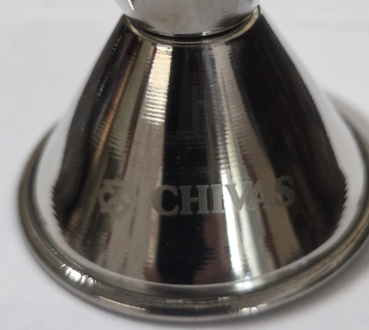 Chivas JIGGER 1oz. X 1.25oz. Cocktail Bar Shot Liquor Stainless Measuring