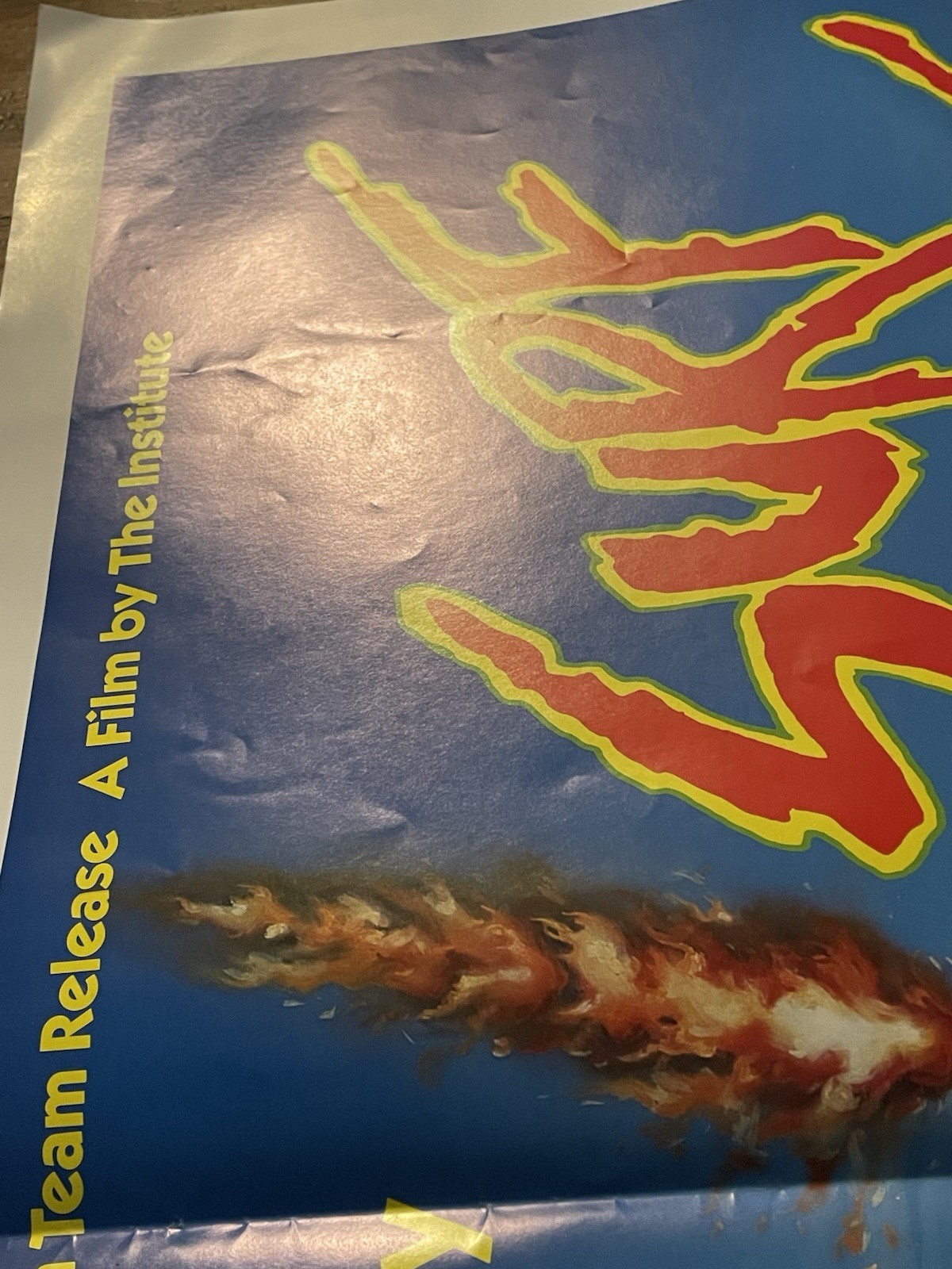 1987 SURF *** MUST DIE Movie Poster - Horror