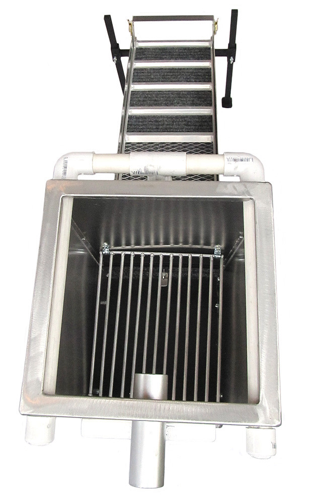 48" Highbanker Kit Gold Prospecting Dredge Box with Hopper