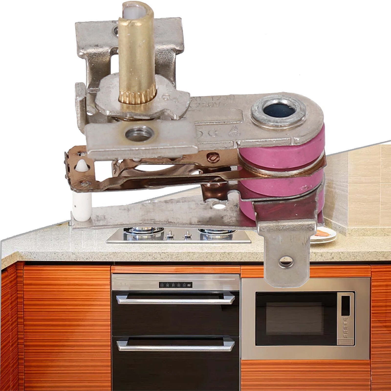 1pc Adjustable Temperature Heating Bimetal Thermostat KST-168 New