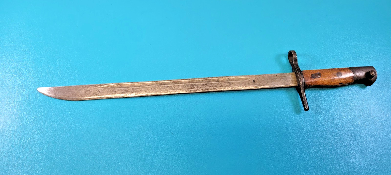 Late War WWII Japanese Type 30 Training Bayonet Pommel # 12 TR685