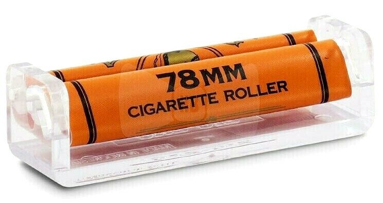 Zig Zag Roller Machine 78mm for 1 1/4 Rolling Papers Orange *FREE USA Shipping*!