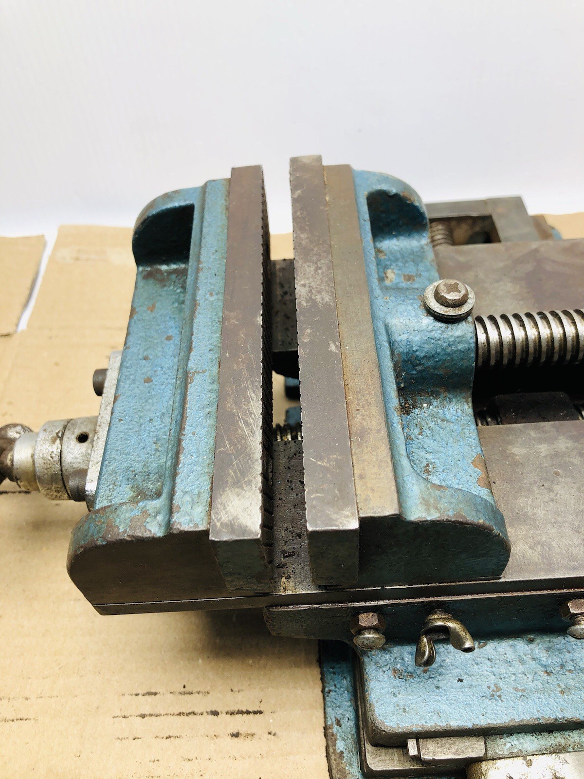 2 Way 6.5'' Drill Press X-Y Compound Vise Cross Over Slide Mill Milling Table