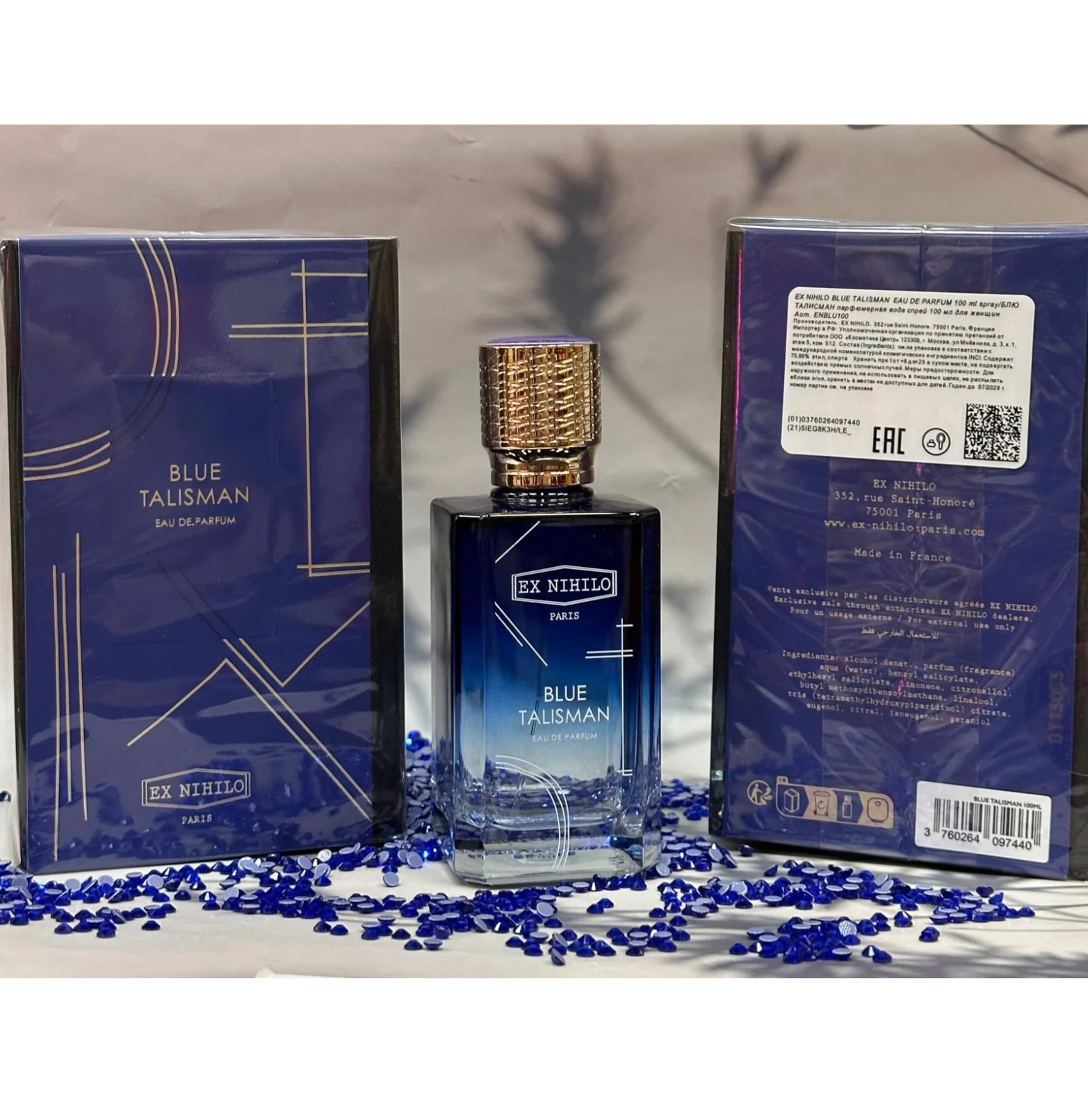 Ex Nihilo Blue Talisman Unisex Eau de Parfum 3.3oz New Spray