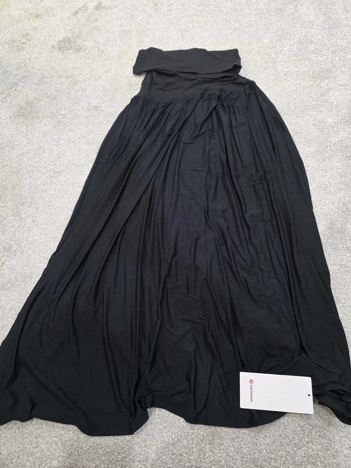 Lululemon 2-in-1 Maxi Dress Size S Color Black