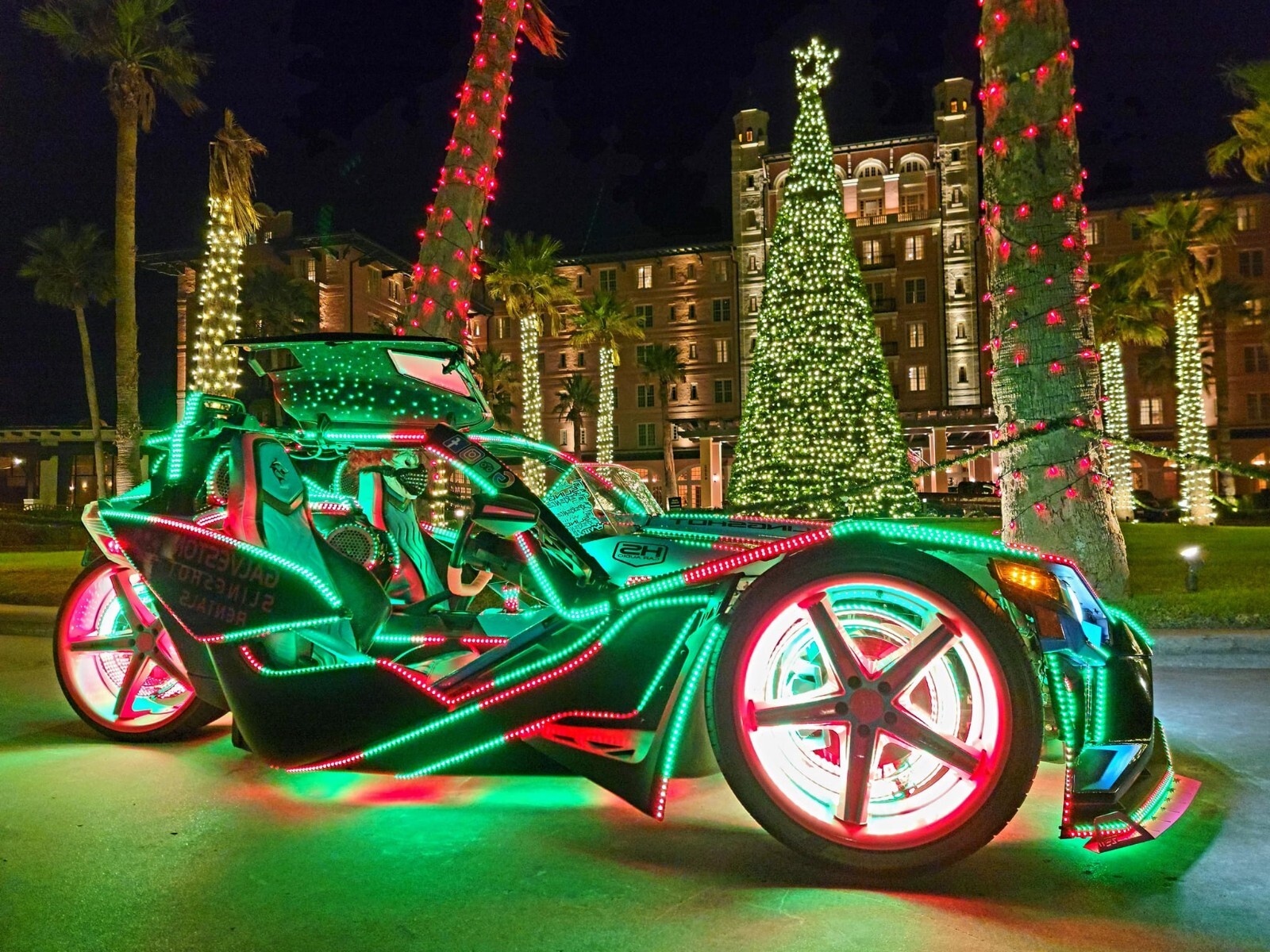 Tinted Blackout x8PCS 4FT APP+Remote CHASING Dream Color Strips Slingshot Lights