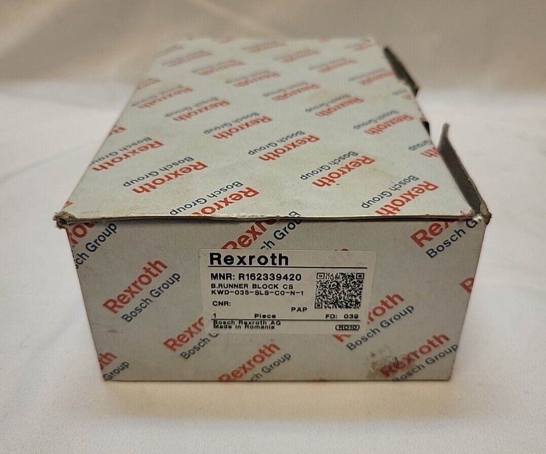 NEW REXROTH RUNNER BLOCK R162339420, KWD-035-SLS-CO-N-1