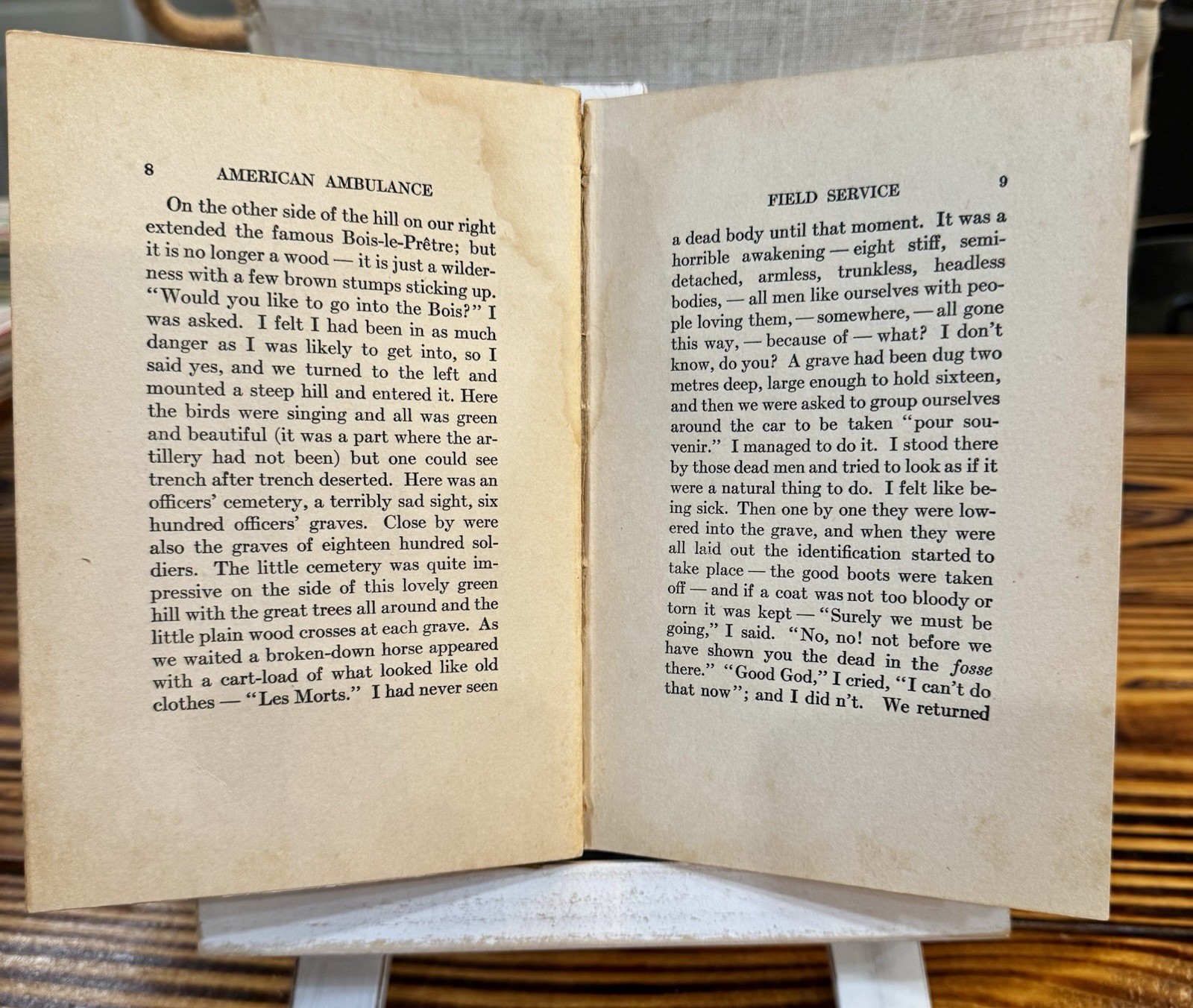WWI Ambulance No. 10 Personal Letters from the Front Leslie Buswell 1916
