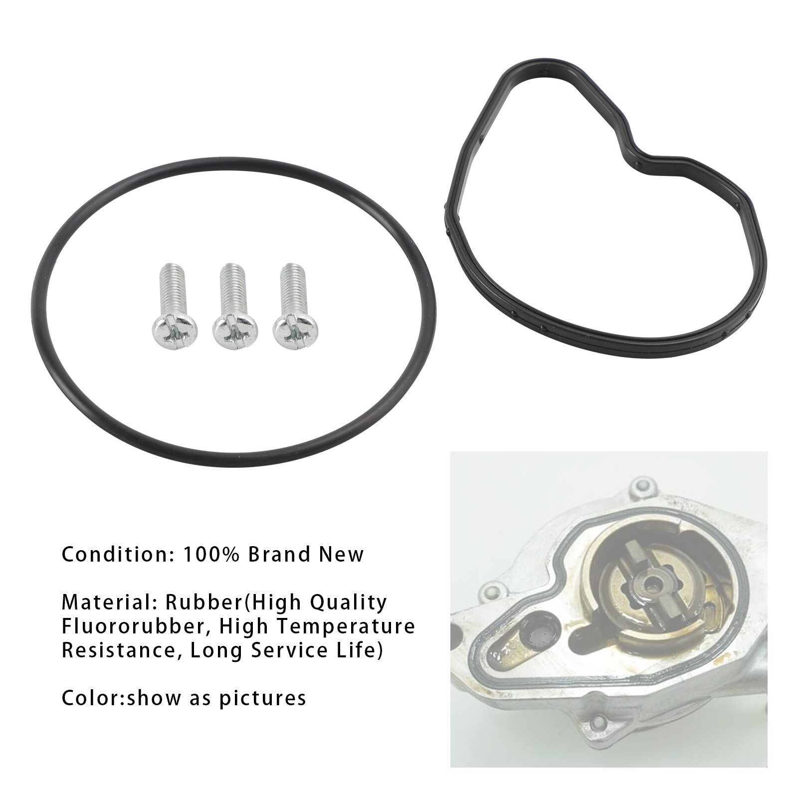 Vacuum Pump O-Ring Seal Kit 55561100 For Saab 9-3 Fit For Buick Regal