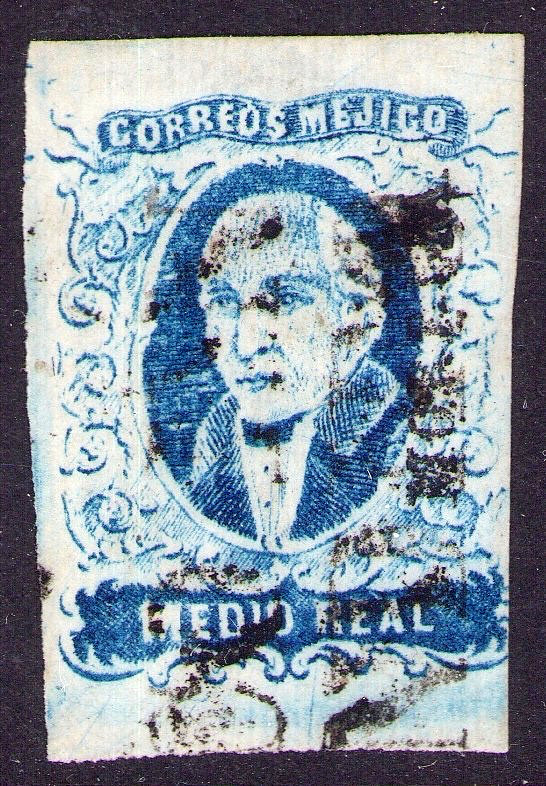 ea05 #1 1/2R Morelia / Puruandiro Sz 978 15pt VF for issue est $60-100 Beautiful