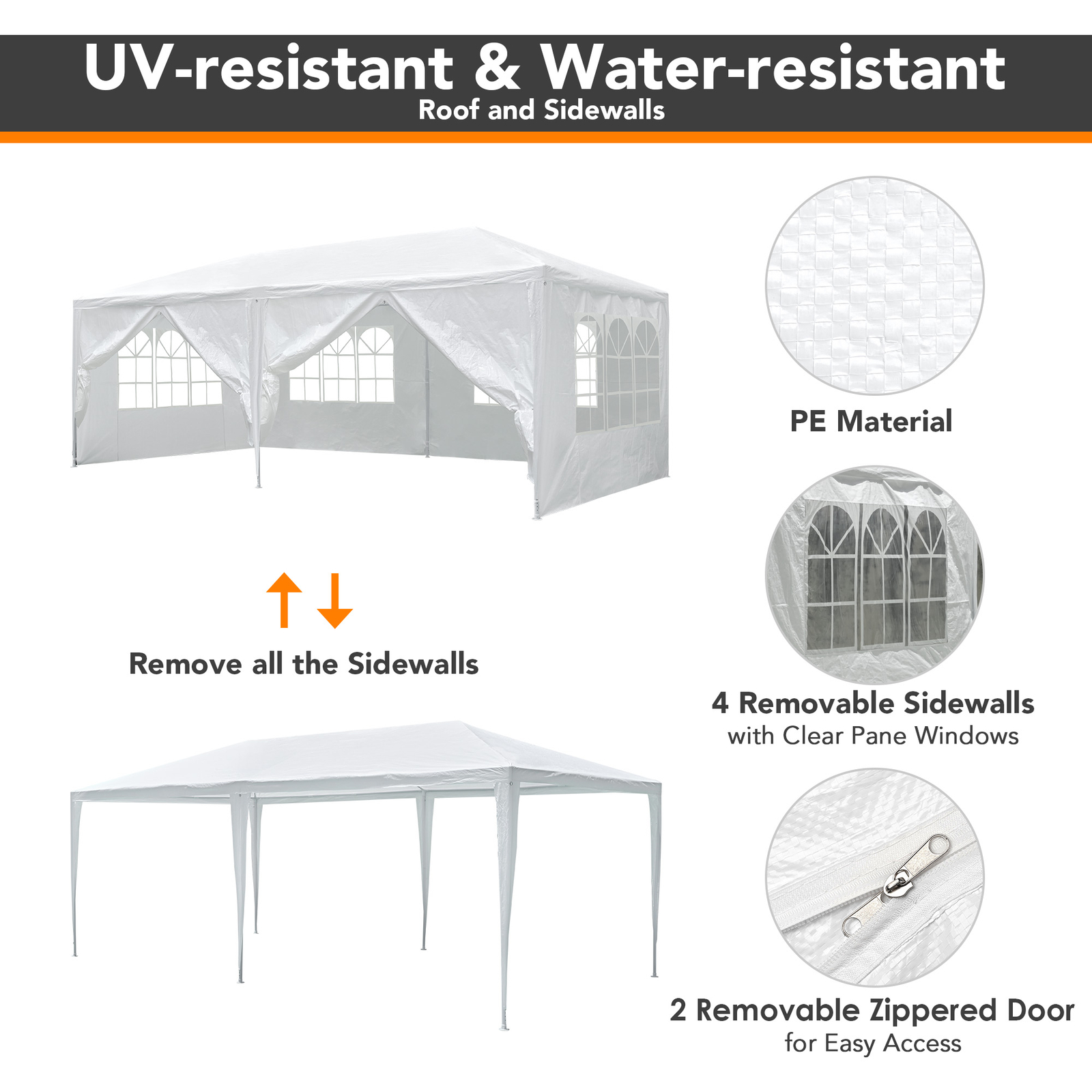 Yescom 10x10ft/10x20ft Large Spray Shelter Indoor Paint Booth Airbrush Tent