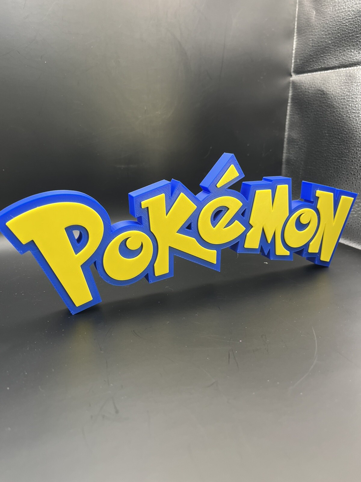 Pokemon Logo Sign Display | 3D Wall Desk Shelf Art