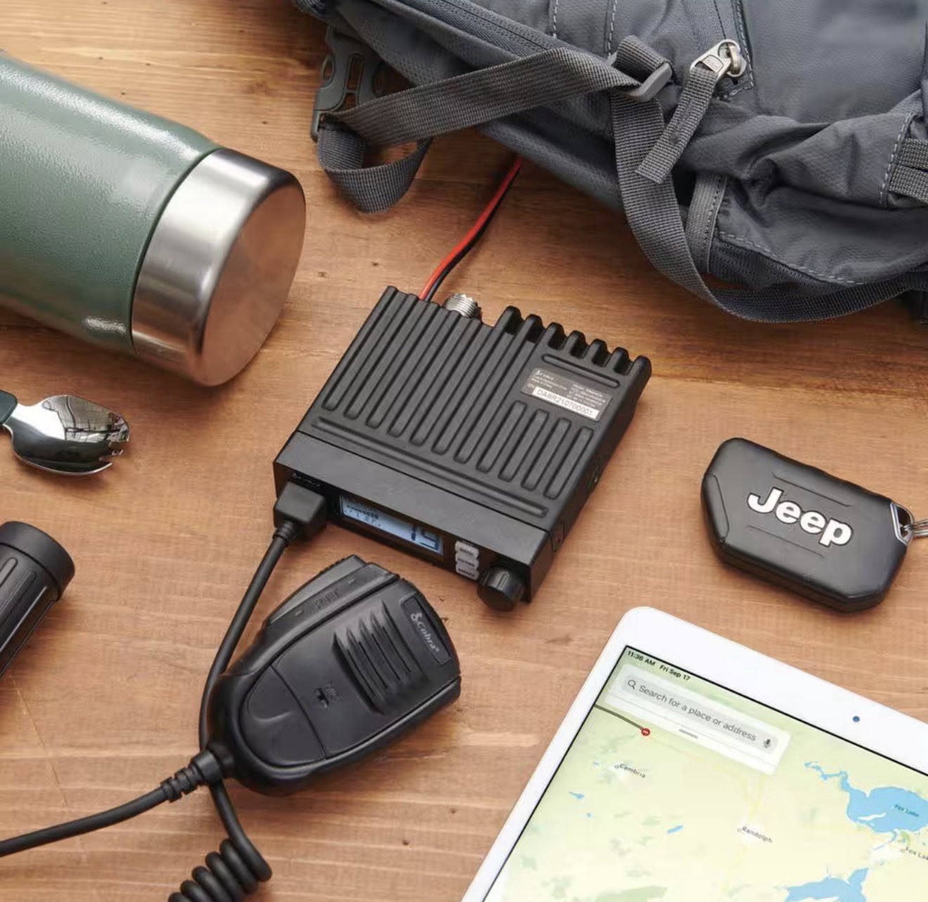 Cobra 19 MINI Mobile CB Radio 40 Channels Channel Monitor Menu Lock Black