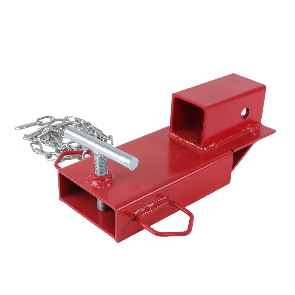 2 inch Clamp On Forklift Hitch Receiver Pallet Fork Trailer Towing Adapter