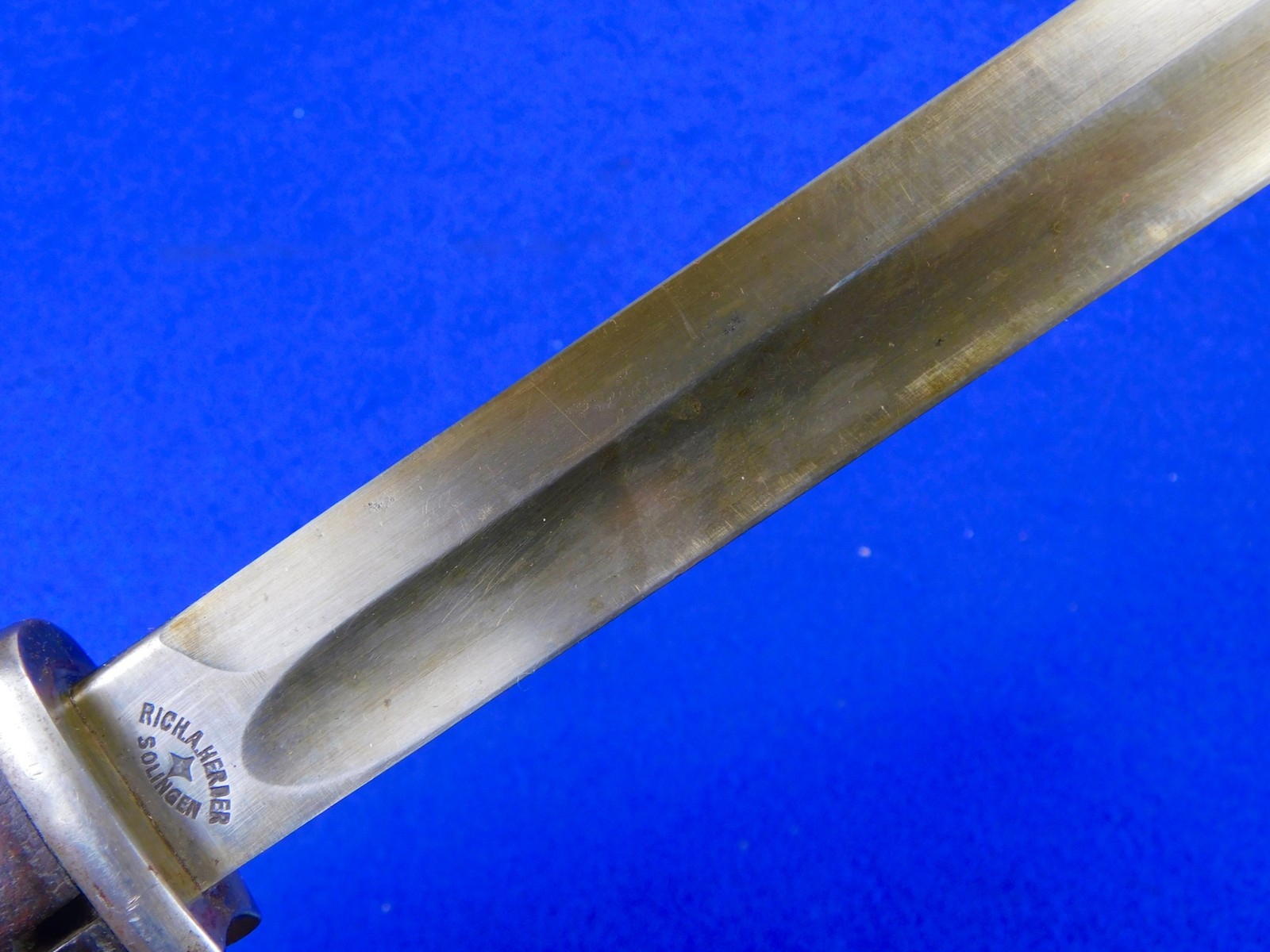 German Germany WW1 Mauser K98 Regimental Marked Bayonet Knife w/ Scabbard