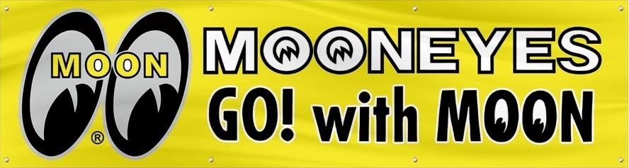 MOONEYES 2'X8' BANNER FLAG