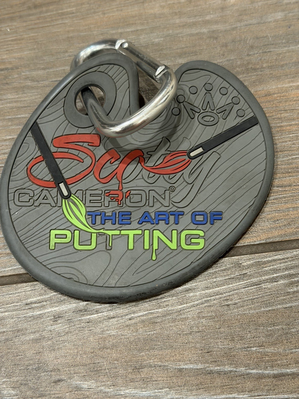 Rare Scotty Cameron The Art of Putting Painters Palette Putting Disc