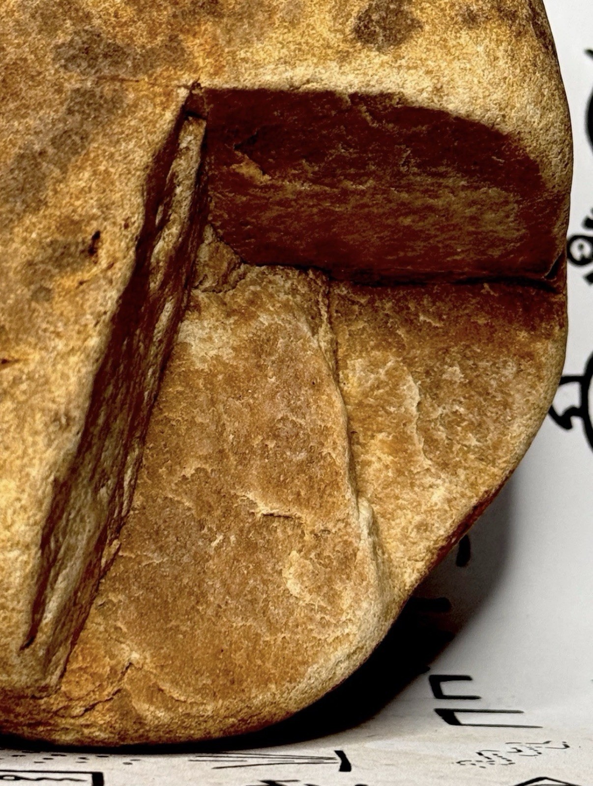 Native American Indian Authentic Artifact Stone Carved Effigy, 3 lb 2 oz • VA