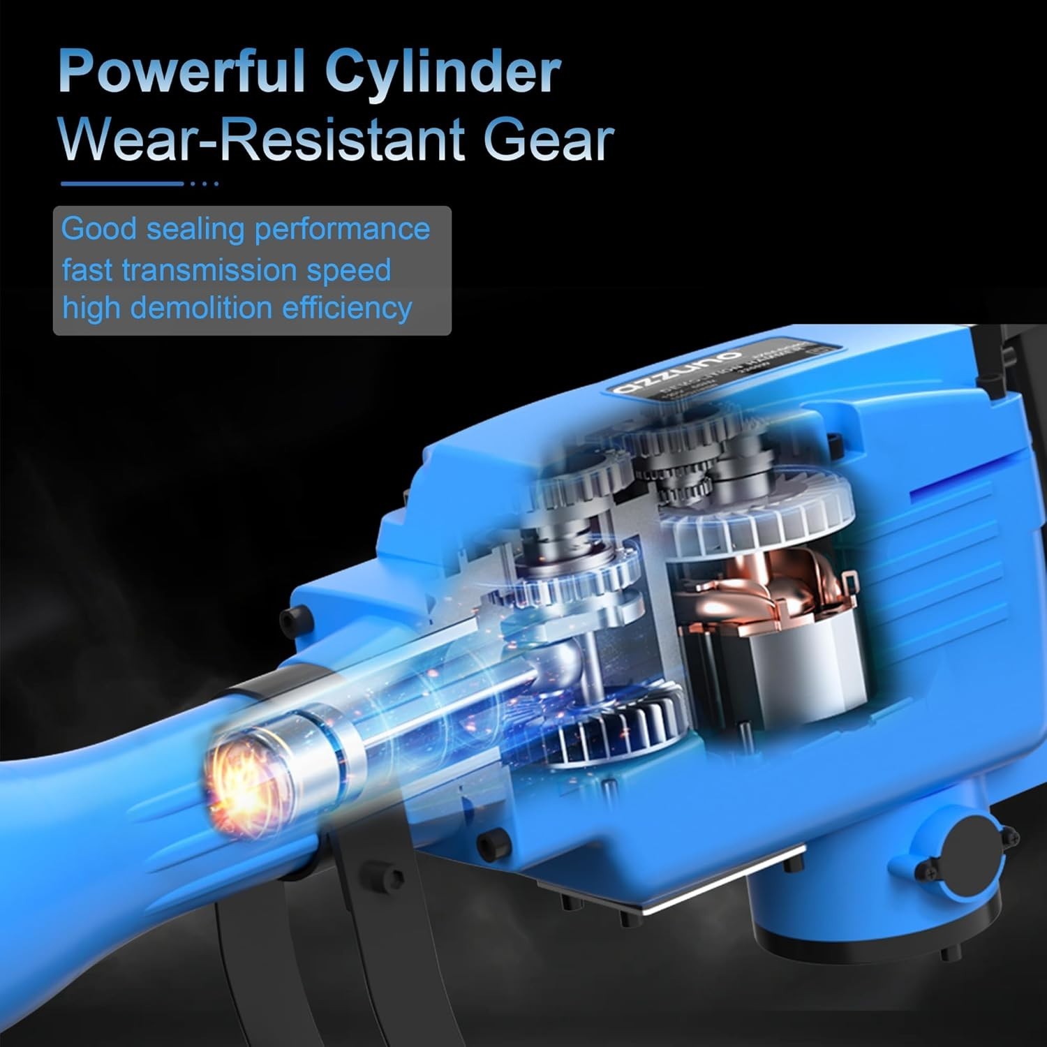 2200W Demolition Jack Hammer Electric Concrete Breaker Kit