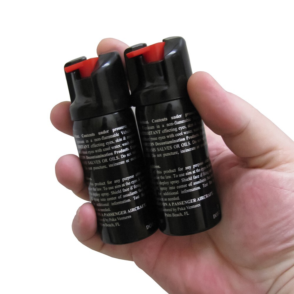 Police Magnum 2 Pack 2oz Pepper Spray with UV Dye Twist Lock