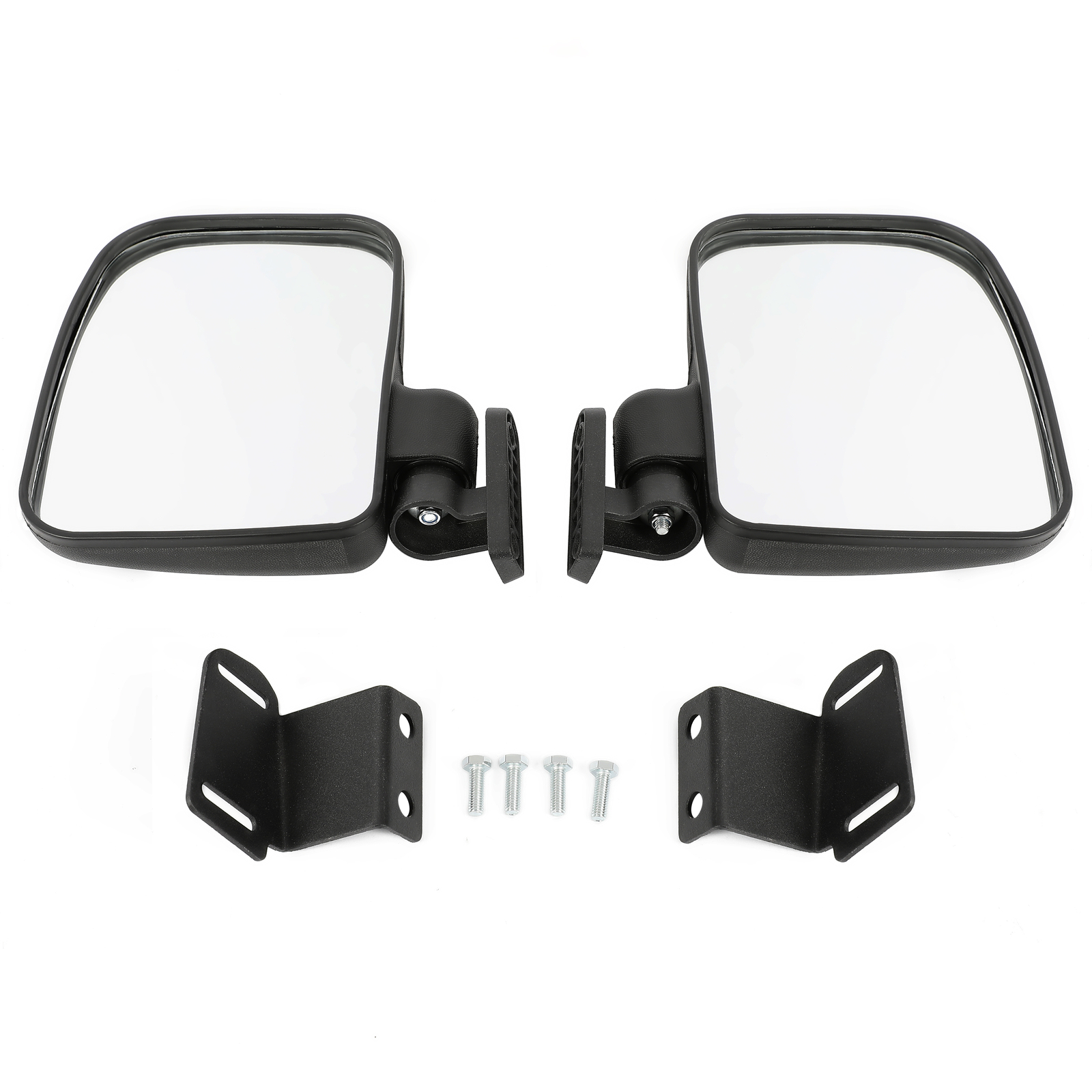 For Polaris Ranger XP 900 2013-2019 Pair (LH+RH) Side Rear View Mirror Set