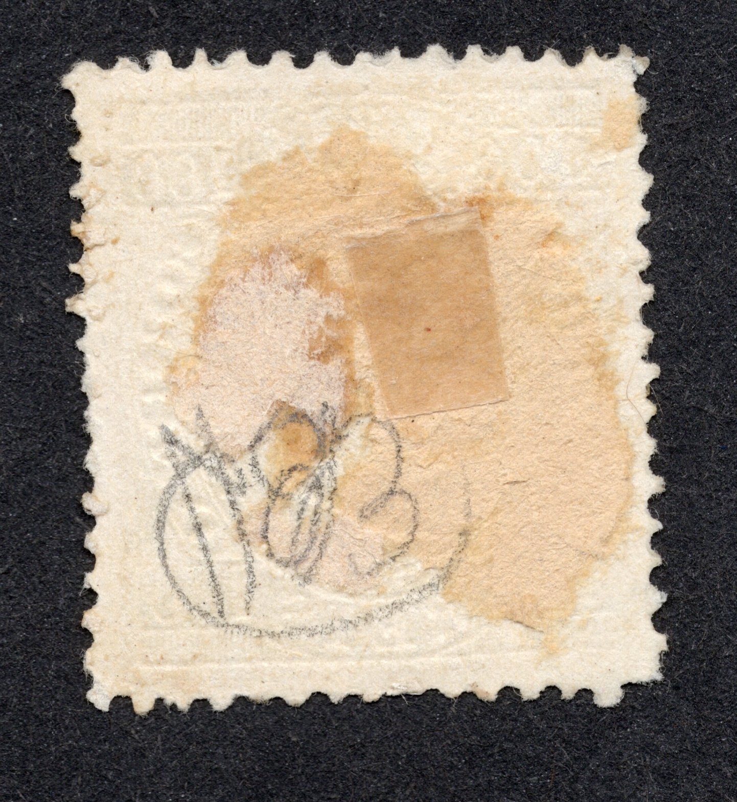 Portugal 1870-84 King Luiz 100 Reis pale lilac Used VLH Scott Cat# 45