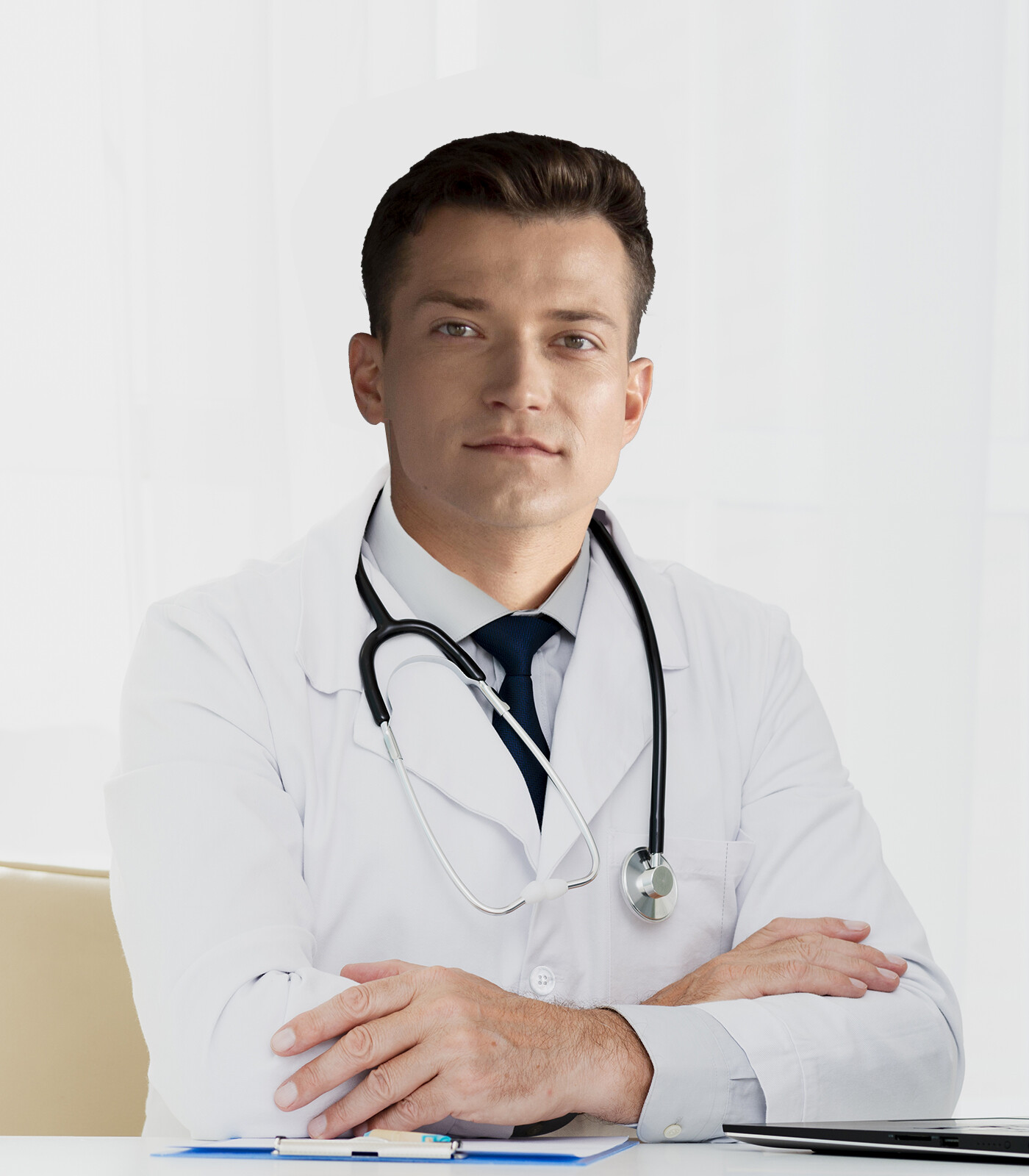 HEEDFIT Professional Lab Coat for Women, Men Poly Cotton 37-Inch FREE SHIPPING!