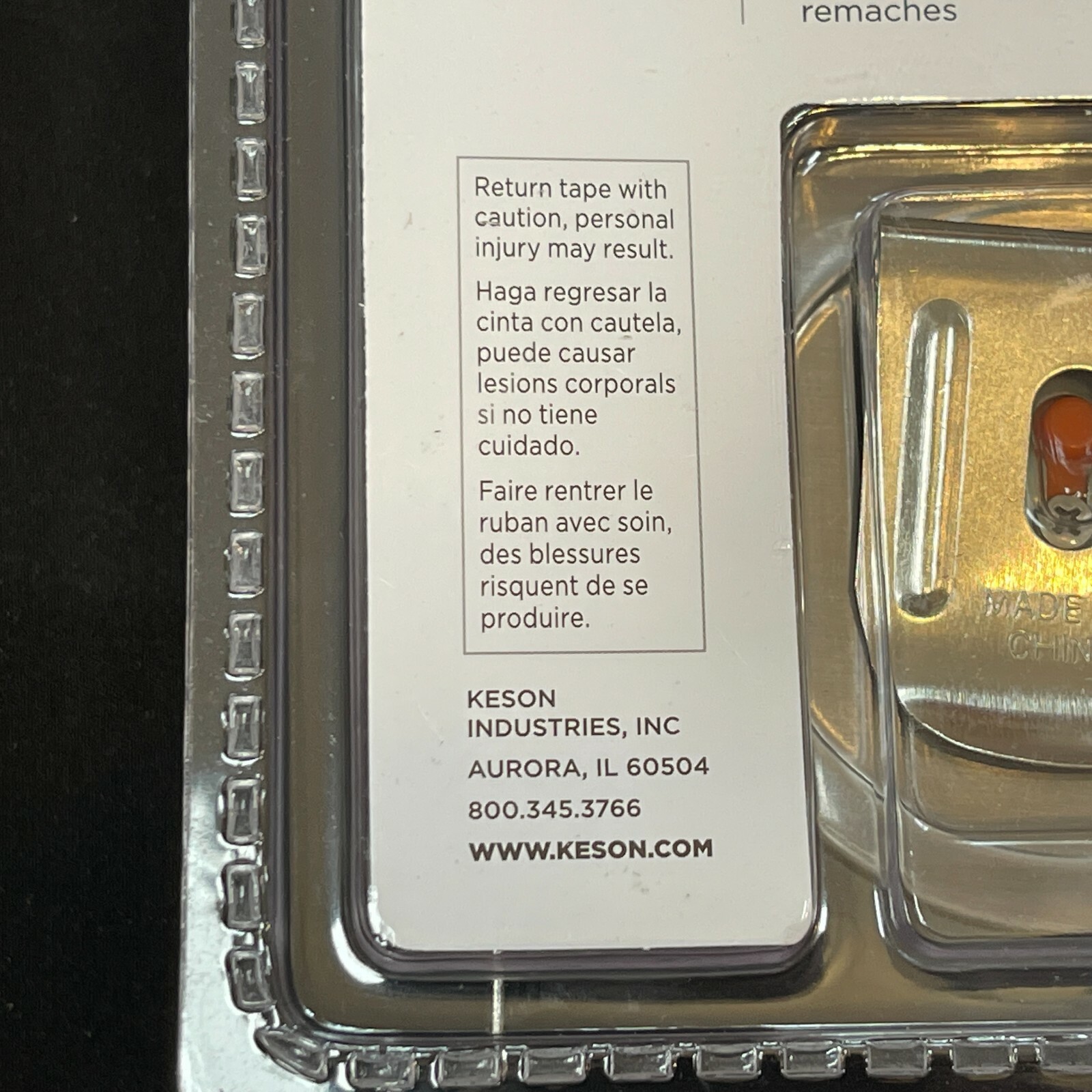 Keson Professional 25 Ft Tape Measure, 1 In Blade Pgpro1825v 25' Measuring Tape