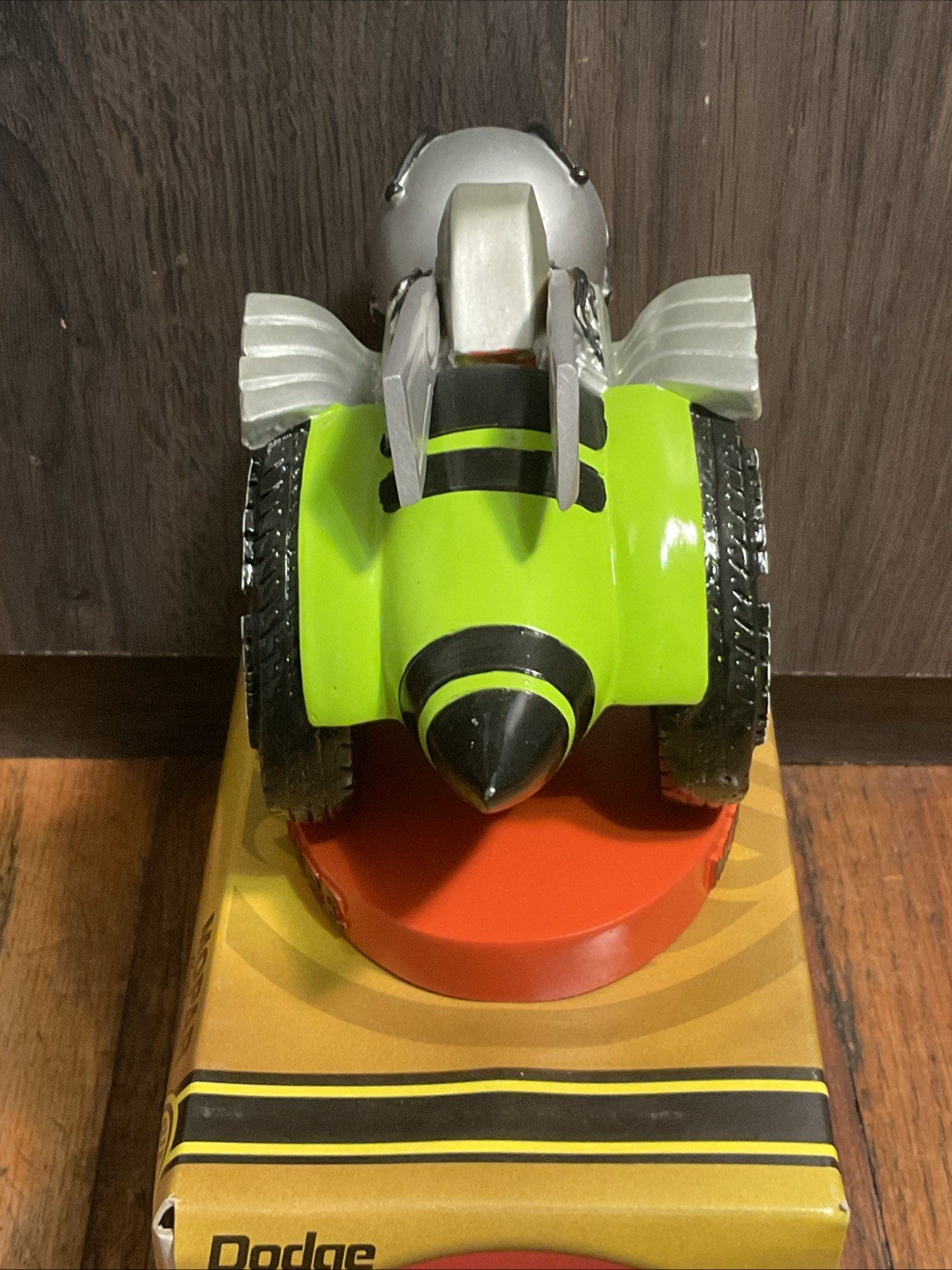 New Dodge Super Bee Bobblehead SUBLIME GREEN Bent Rod Garage Shaker