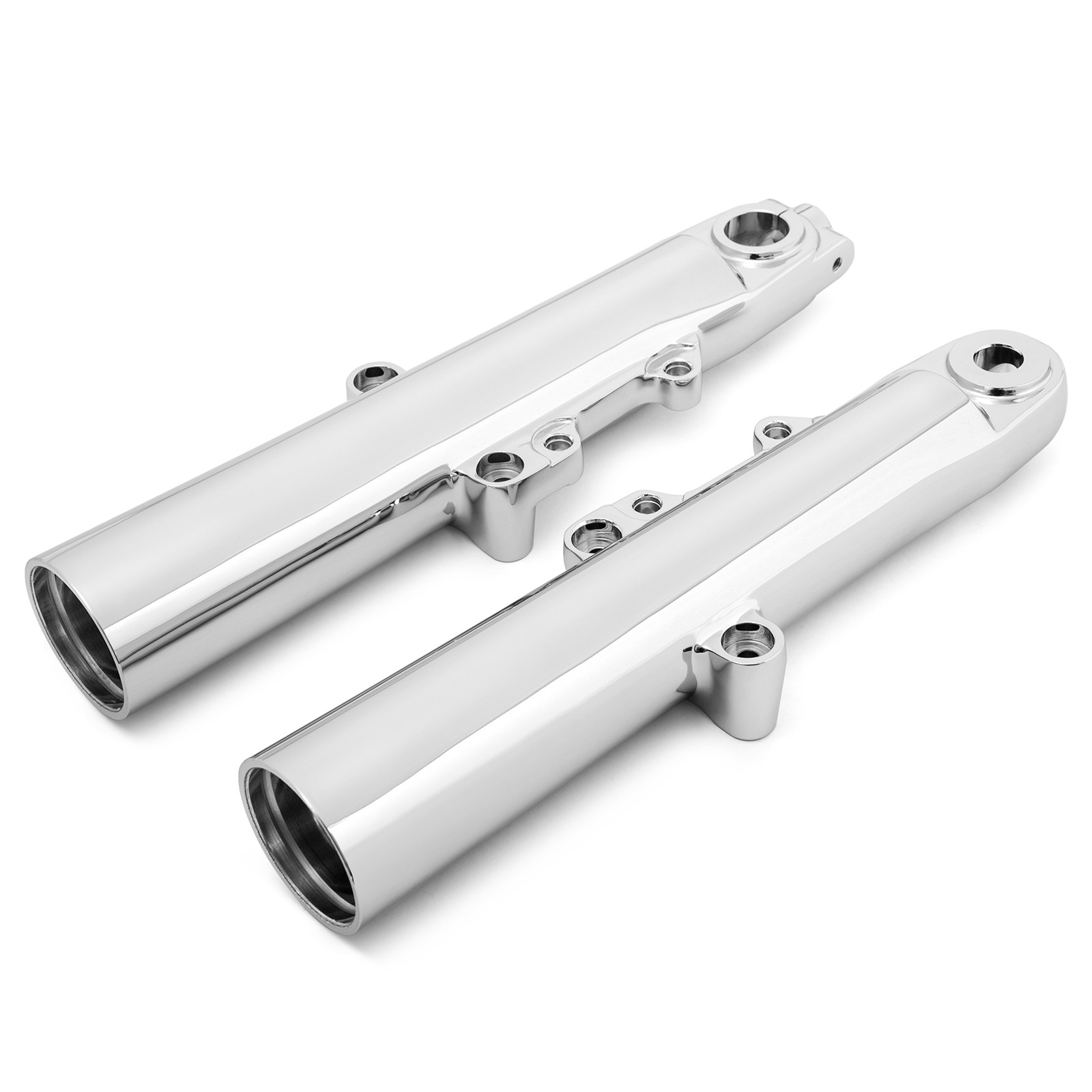 Chrome Fork Sliders Lower Legs for Harley Touring Street Electra Glide 2014-2023