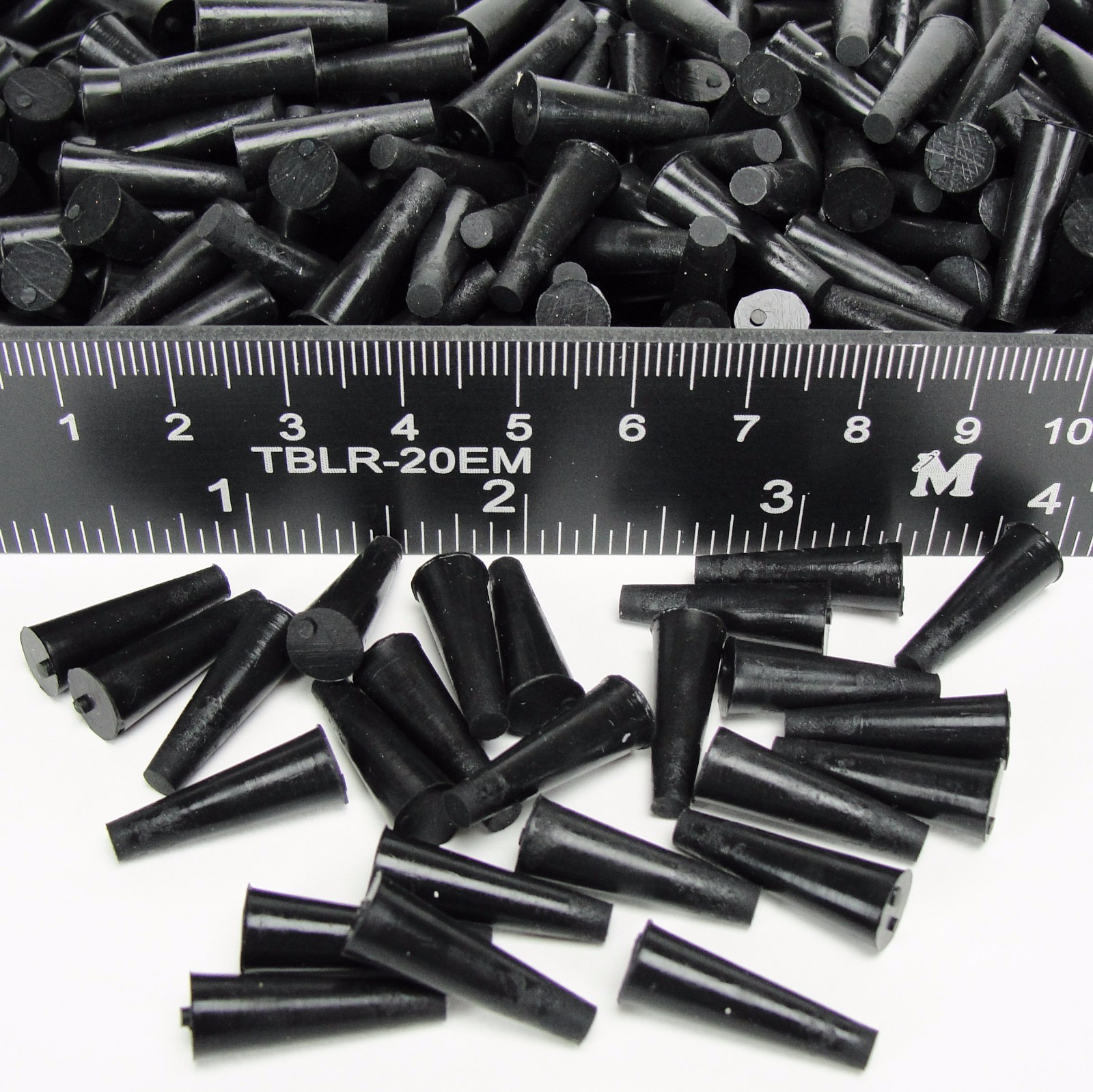 High Temp Masking Supply .125" x .250" STP102 Silicone Rubber Plugs - 250 Pack