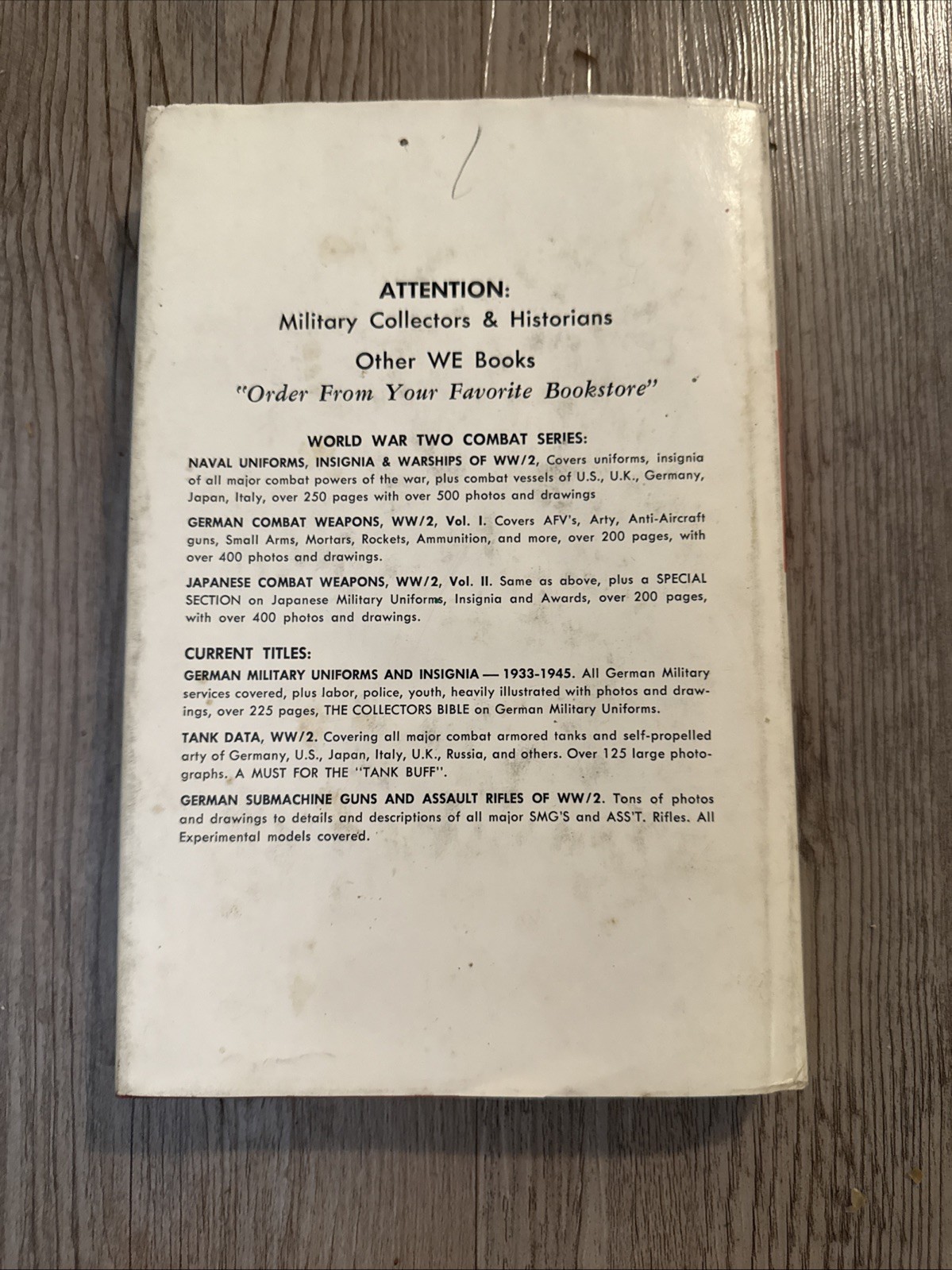 German Military Uniforms and Insignia 1933-1945 Reference Book 1967 Vintage HB