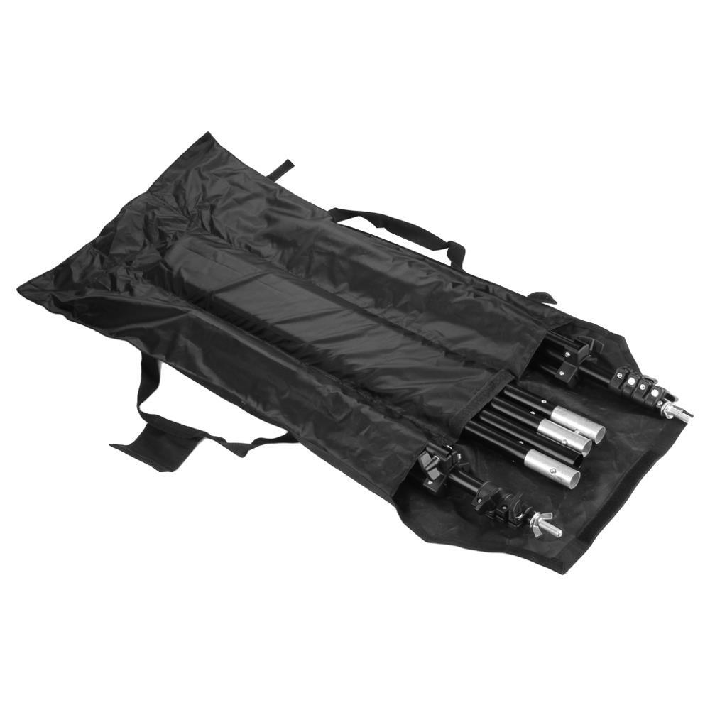 Adjustable Background Crossbar Kit Support Stand Photography Backdrop Black