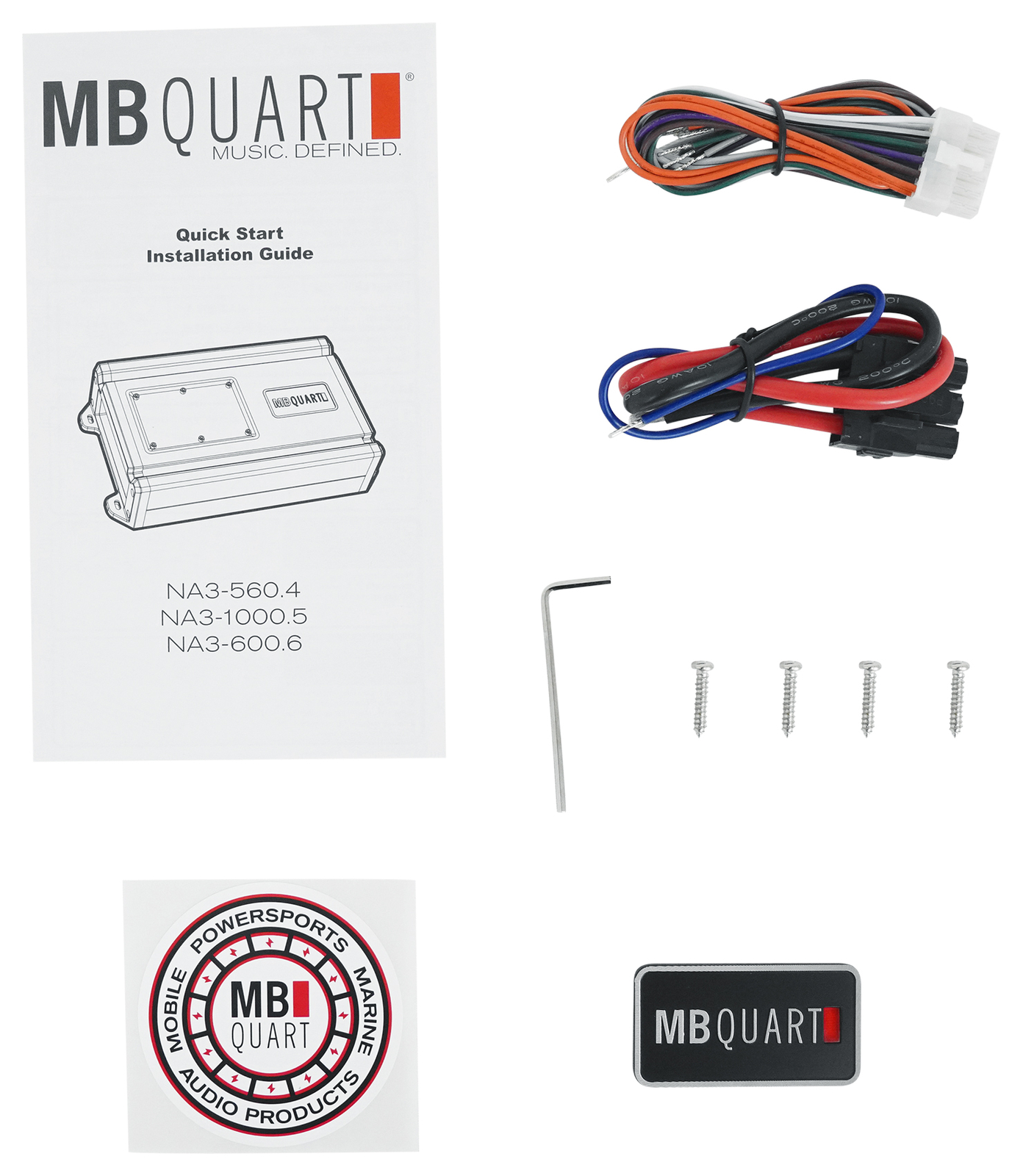 MB Quart NA3-600.6 Marine Boat 600 Watt 6-Channel Amplifier Amp