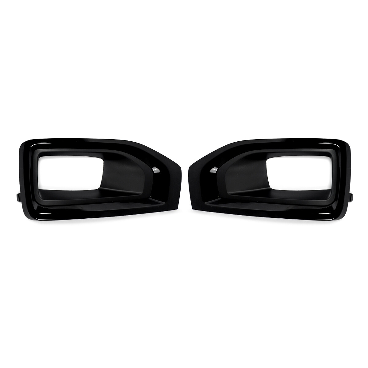 New Pair For 2015-2020 GMC Yukon / Yukon XL Gloss Black Fog Light Bezel Cover
