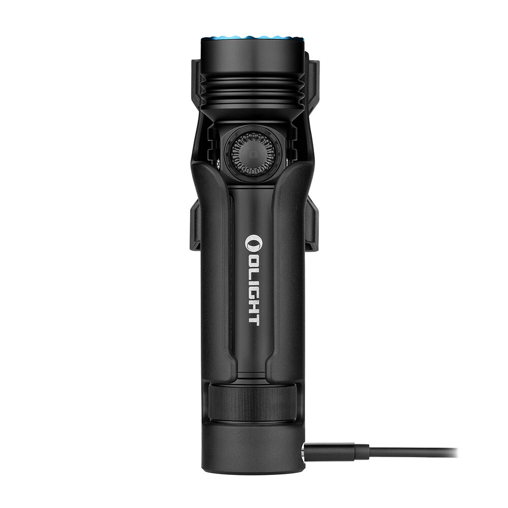 Olight Seeker 4 Pro Matte Black Flashlight, Versatile Holster, 4600L, Neutral WH