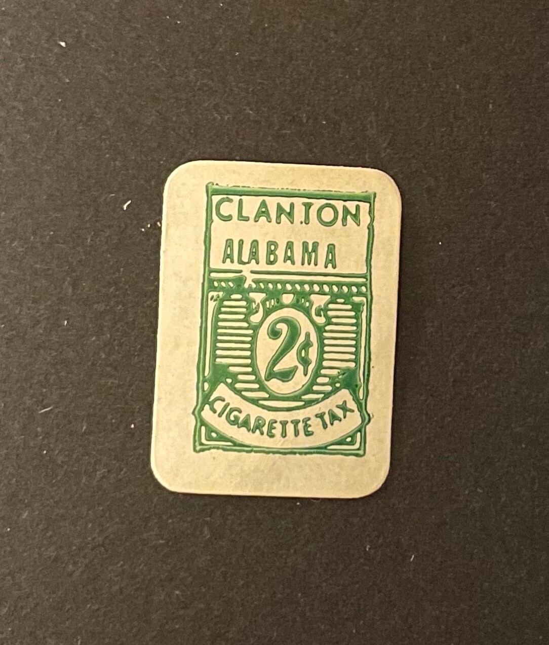 Alabama Municipal Revenue - City of Clanton - 2 cents CigaretteTax - used - AL