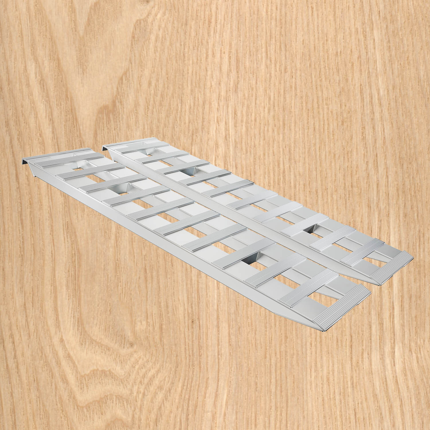 60/72/80" Aluminum Ramps 6000-7000 LBS For Truck Car Auto Trailer Ramps Hook End