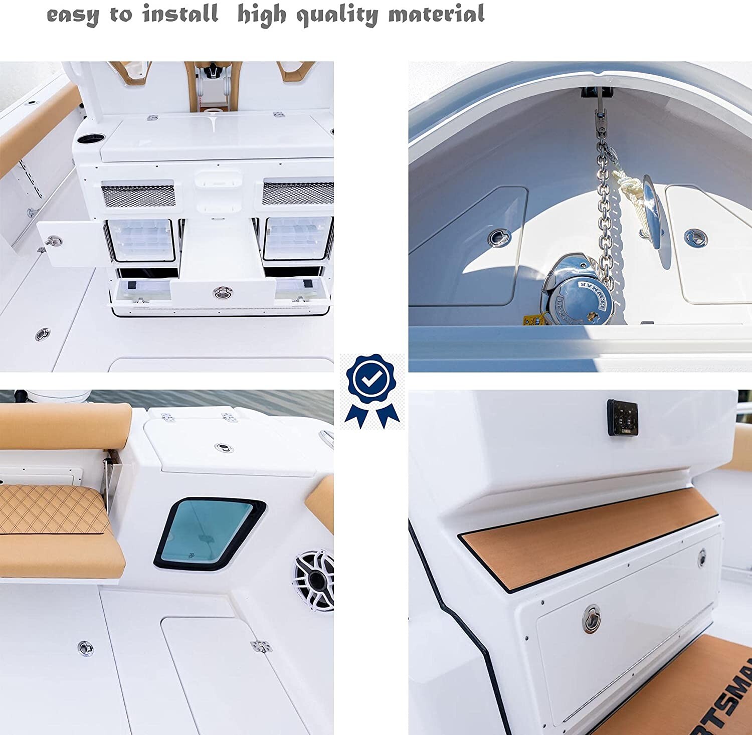 2X Flush Boat Hatch 316Stainless Steel Pull Latch Lift Ring Handle Marine Locker