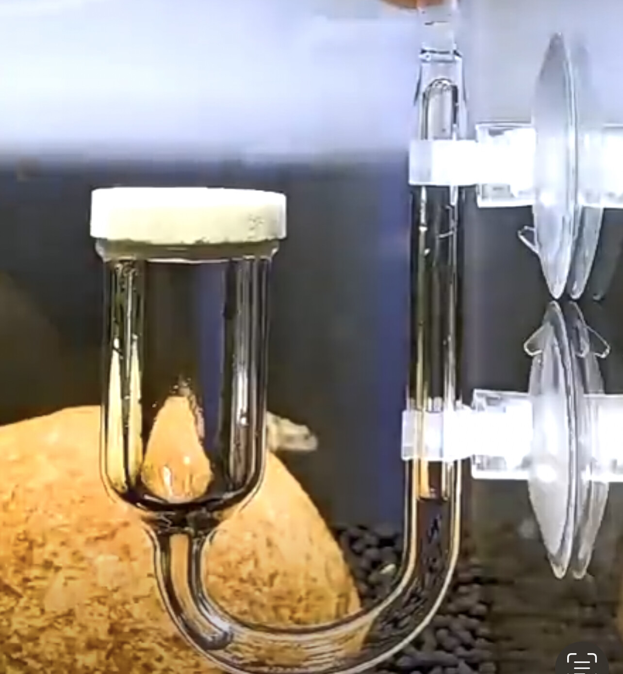 Fish Aquarium Nano Air Bubble Stone Diffuser Atomizer Tube Increase Oxygen