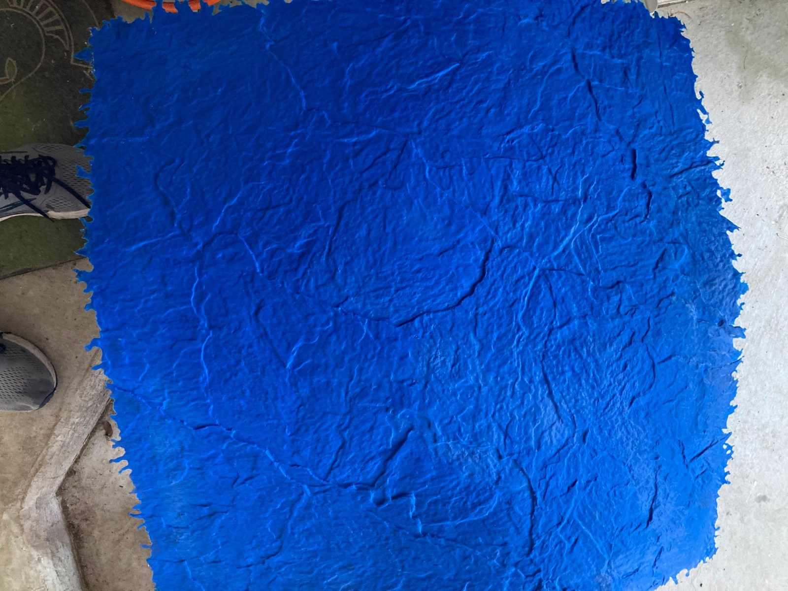 Decorative Concrete Stamp Skin-Mat, 36"x36", Slate w/Handles