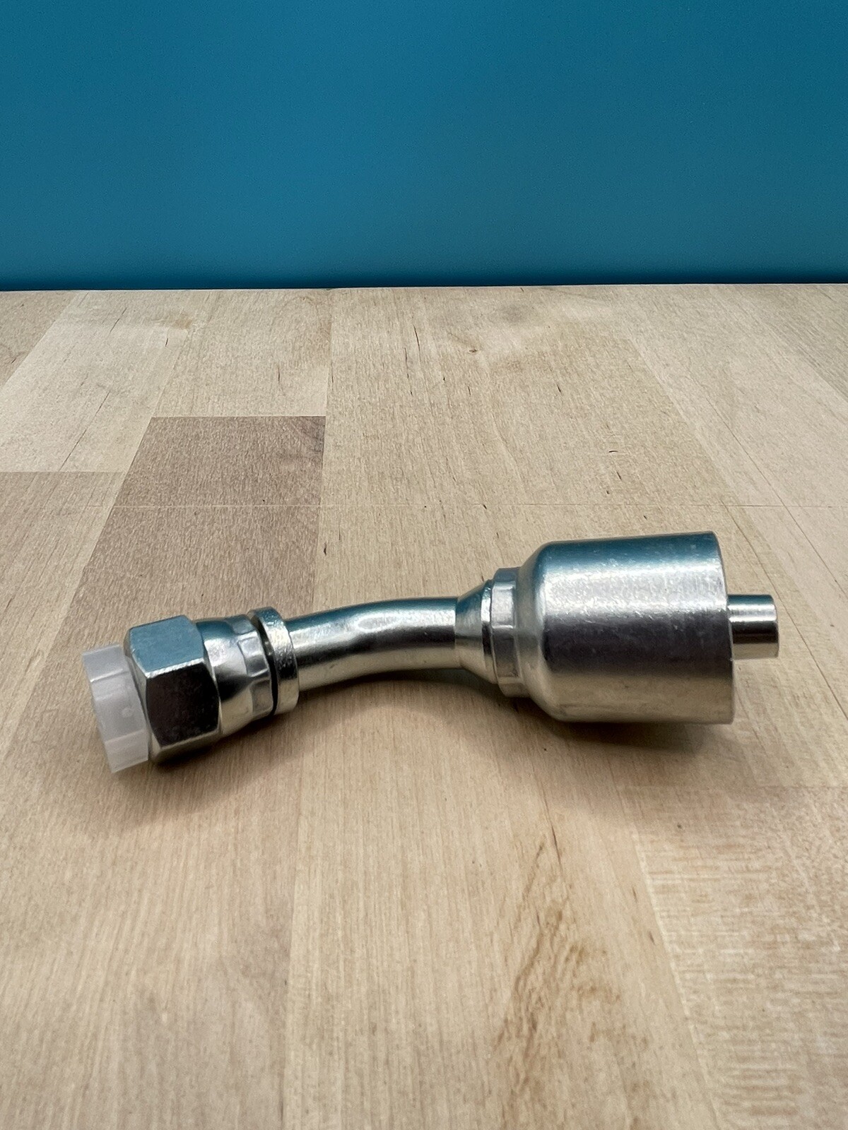 6 Parker Style 13743-6-6 Hydraulic Hose Crimp Fittings 3/8” Hose X 3/8” FJIC 45